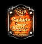 RCA radiola,superhetrodyne tube radio,1920's,radiola,wireless,