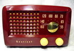 sentinel 338,red radio,tube valve,wireless,tubesvalves,