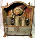 sparton tombstone radio,tube radios,sparton 410,tubesvalves,valve wireless,1930,