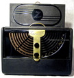 zenith 6g001,universal tube radio,1946,6 tubes,valve wireless,portable,aluminum aluminium chassis,wavemagnet,tubesvalves.com