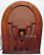 philco,60b,tube valve radio,wireless receiver,cathedral,