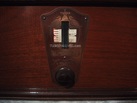 premier electric co, tube radio,wood case,brass escutchion,1927,tubesvalves.com