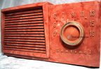 sentinel marbled tube radio,tubesvalves,valve wireless 1u352,1956,